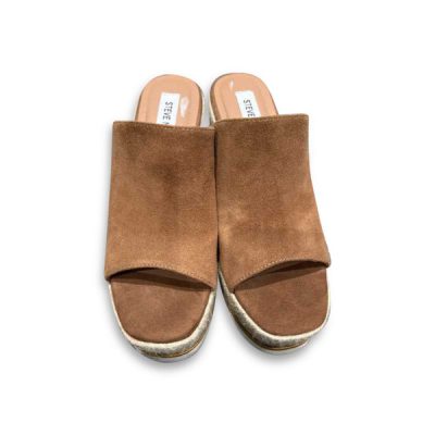 YAIR WEDGE ESPADRILLE IN COGNAC – SM REBOOTED