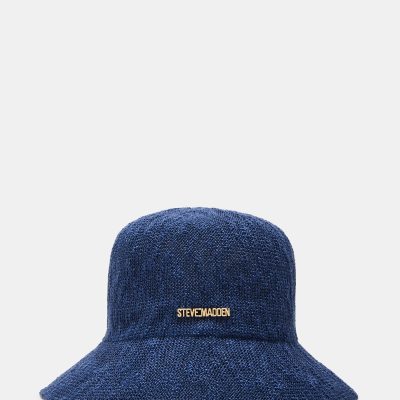 MOLDED POLY YARN BUCKET HAT DENIM FABRIC