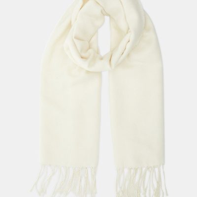 SOLID SCARF IVORY