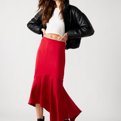 LUCILLE SKIRT RED