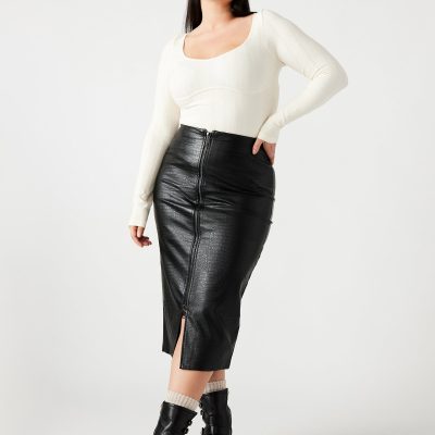 HAYES MIDI SKIRT BLACK