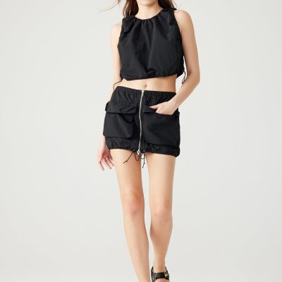 VESPER MINI SKIRT BLACK