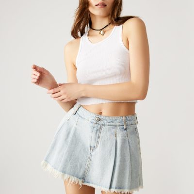 MARLOWE DENIM SKORT