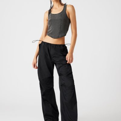 PIA PARACHUTE PANT BLACK