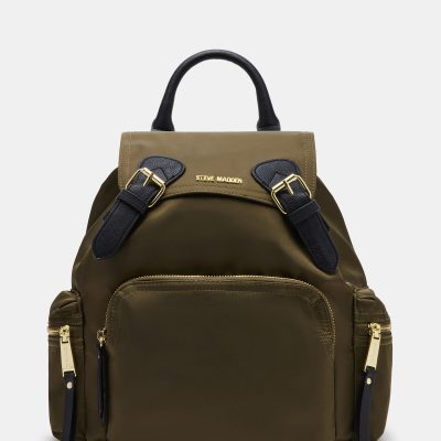 NYLON BACKPACK OLIVE