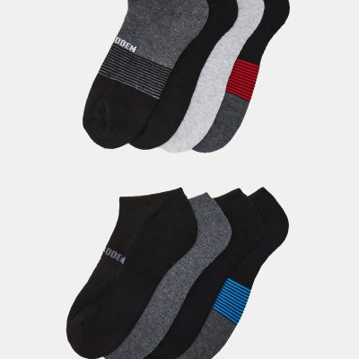 MEN’S MIXED ANKLE SOCKS RED/BLUE MULTI