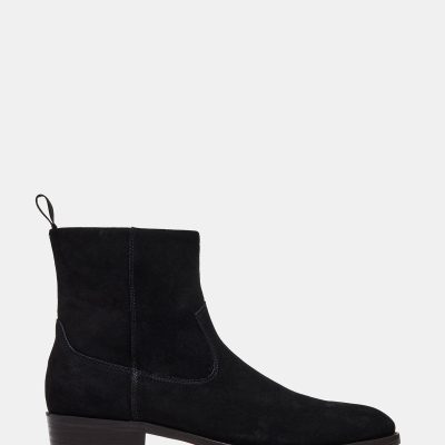 HAULEY BLACK SUEDE