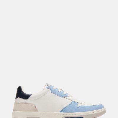 MAXTONN WHITE/BLUE LEATHER