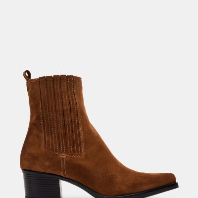 BARNES CHESTNUT SUEDE