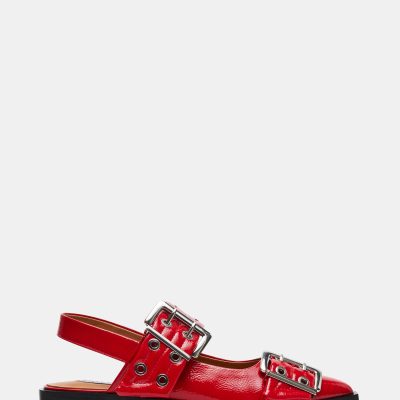 GRAYA RED PATENT