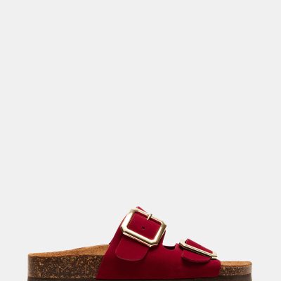 JESSE RED SUEDE